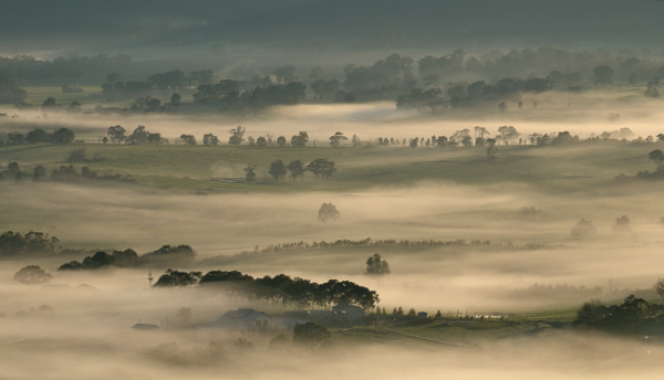 Sunrise in the valley